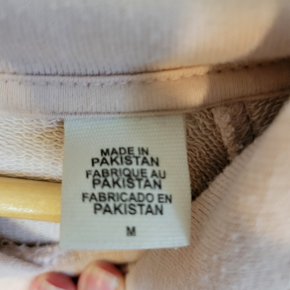 Levi's Blush Pink Hooded Sweatshirt Medium - Picture 8 of 10